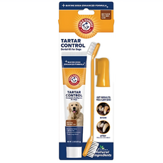 ARM&HAMMER 犬用3合1潔牙套組 除垢, 1套, 23.8g
