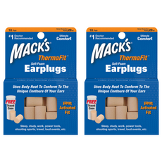 MACK'S 柔軟貼合軟泡棉睡眠耳塞, 2個, 10副