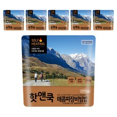 이지밥 핫앤쿡 매콤 짜장 비빔밥, 120g, 6개