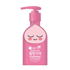 리치 카카오프렌즈 키즈 펌핑치약 핑크색, 160g, 1개