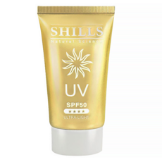 SHILLS 舒兒絲 很耐曬超清爽美白出水防曬凝乳 SPF50, 40ml, 1件
