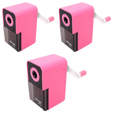 2Youngdesign 兩階段可調式削鉛筆機, 粉色, 3個