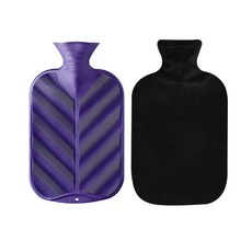 fashy 3D熱敷袋 隨機出貨 2L+彈性加厚棉質套 黑色, 1套