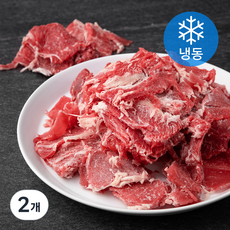 호주산 왕건 우앞다리살 불고기용 6 x 5 x 0.2 cm (냉동), 3kg, 2개