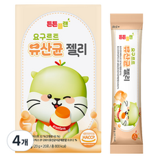 aram farm Ttun Ttun Plan優格乳酸菌果凍 20入, 4個, 400g