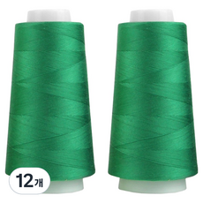 유니크 프리미엄 OWL 코아사 45수 2합 실, 22 그린, 12개