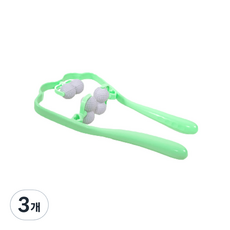 Masmundo 滾珠頸肩脊椎按摩器, 3個, 綠色