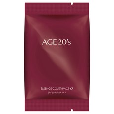 AGE20'S 緋紅逆時光澤爆水粉餅 補充包 SPF50+/PA++++ BE-21, 亮白色, 1個