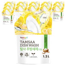 탐사 주방세제 리필, 1.2L, 12개