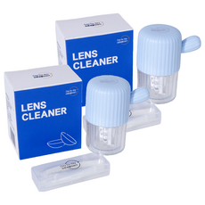 바른생활이야기 렌즈 세척통, 블루, 2개