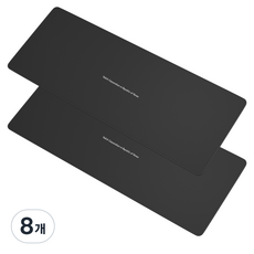 요이치 게이밍 마우스 장패드 800 x 300 x 3 mm, 8개, 올블랙