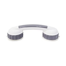 ROYALLIN 蘿林嚴選 免打孔安全扶手第二代，旋轉真空，多牆面可吸附, 26.5 x 5 x 8cm, 灰色, 1個