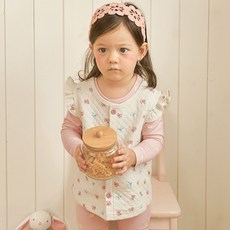 unifriend 女童款 Lily 三層保暖棉質短版背心