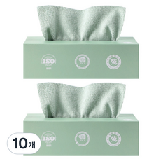 Laladu多功能抽取式超細纖維毛巾 綠色, 10個, 20入