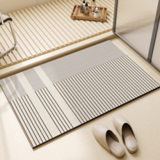 Simpleby 防滑珪藻土地墊, 溝槽線條