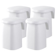 For U Living 倒掛磁吸漱口杯, 白色, 4個