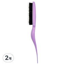 Tina Beauty 青春逆刮梳 整理碎髮 豬鬃毛, 淺紫色, 2個
