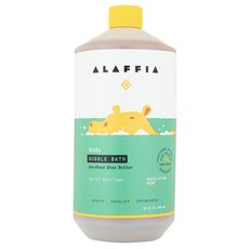 ALAFFIA 乳木果油孩童泡泡入浴劑 尤加利薄荷香, 950ml, 1瓶