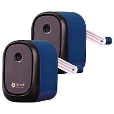 Ilsangsokbanzzak 桌上型削鉛筆機, 藍色, 2個