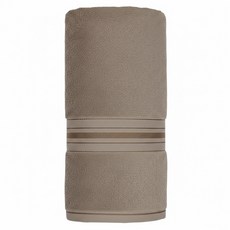 加厚純棉浴巾 450G, 卡其色, 1條