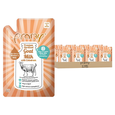 pramy 滅菌山羊奶 初乳 + 藻油 + 益生菌, 口腔/牙垢管理+腸道健康, 12包, 1盒