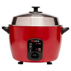 尚朋堂 不鏽鋼電鍋 6人用, SSC-06KR, 紅色