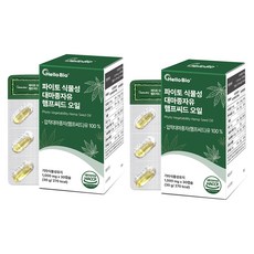 헬로바이오 파이토 식물성 대마종자유 햄프씨드 오일, 30정, 2개