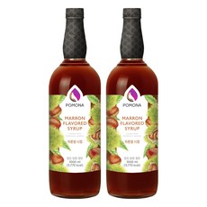 포모나 마론 시럽, 2개, 1L