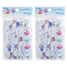 Skater 蠟筆小新兒童口罩 4歲以上 9 x 14.5cm, 10片, 2組, 蠟筆小新 淺藍色