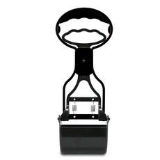 딩동펫 강아지 배변집게 중형, 블랙, 1개