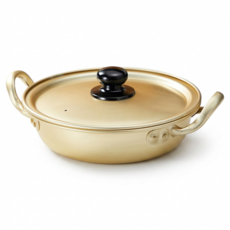 PEARL LIFE 珍珠金屬 和風鋁製免攪拌鍋 瓦斯爐適用 H-887, 18cm, 1個
