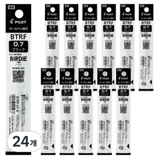 파이롯트 버디 볼펜 리필심 0.7mm, 혼합색상, 24개