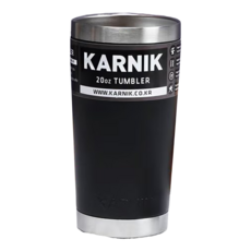 Karnik 不鏽鋼雙層真空保溫隨行杯, 黑色, 600ml, 1個