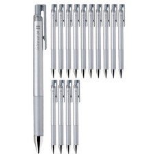 PILOT 百樂 金屬色 Juice Up 原子筆 0.4mm, 銀色, 15個