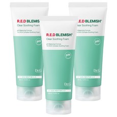 닥터지 약산성 레드 블레미쉬 클리어 수딩 폼, 200ml, 3개