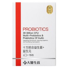 大醫生技 十方綜合益生菌 + 益生元, 15包, 3g, 1盒
