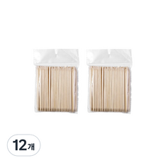 연우 미니 네일 우드 스틱 11.4cm 100p, 12개