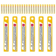 deLi 得力 小型銀色30度精密型美工刀片, 30個