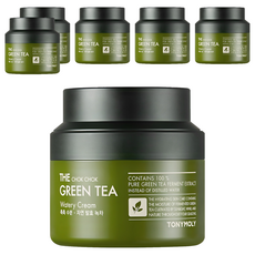 토니모리 더 촉촉 그린티 수분 크림, 100ml, 6개