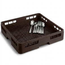 리빙메이트 업소용 식기세척기 바구니 평랙, 1단, 브라운, 1개