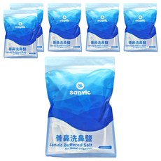 sanvic 善維 善鼻洗鼻鹽 洗鼻瓶專用 4.5g 60包, 6袋