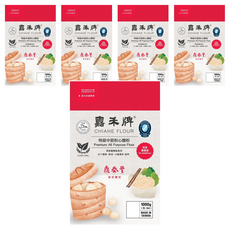 嘉禾牌 特級中筋粉心麵粉 1kg*5包 無添加安心 適合各式中西式麵點