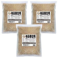 BokineMeokgeori 炒熟全芝麻, 500g, 3個