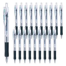 Zebra Tapcrilip 圓珠筆 0.5mm, 黑色, 20個