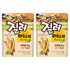 질러 크리스피 황태스틱 와사비, 25g, 2개