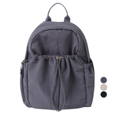 SHOOPEN 男女通用 抽繩亮點 迷你後揹包 HPADZGS001, 50 BLUE