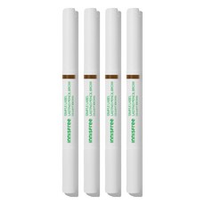 이니스프리 심플라벨 래스팅 펜슬 브로우 0.15g, 3 라이트 브라운, 4개