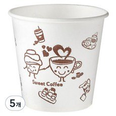더좋은컵 천연펄프 종이컵 184ml, 300개입, 5개
