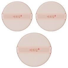 예화담 쿠션 퍼프, 혼합색상, 3개