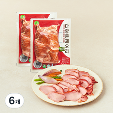 다향 1등급 훈제오리, 300g, 6개